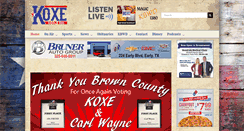 Desktop Screenshot of koxe.com